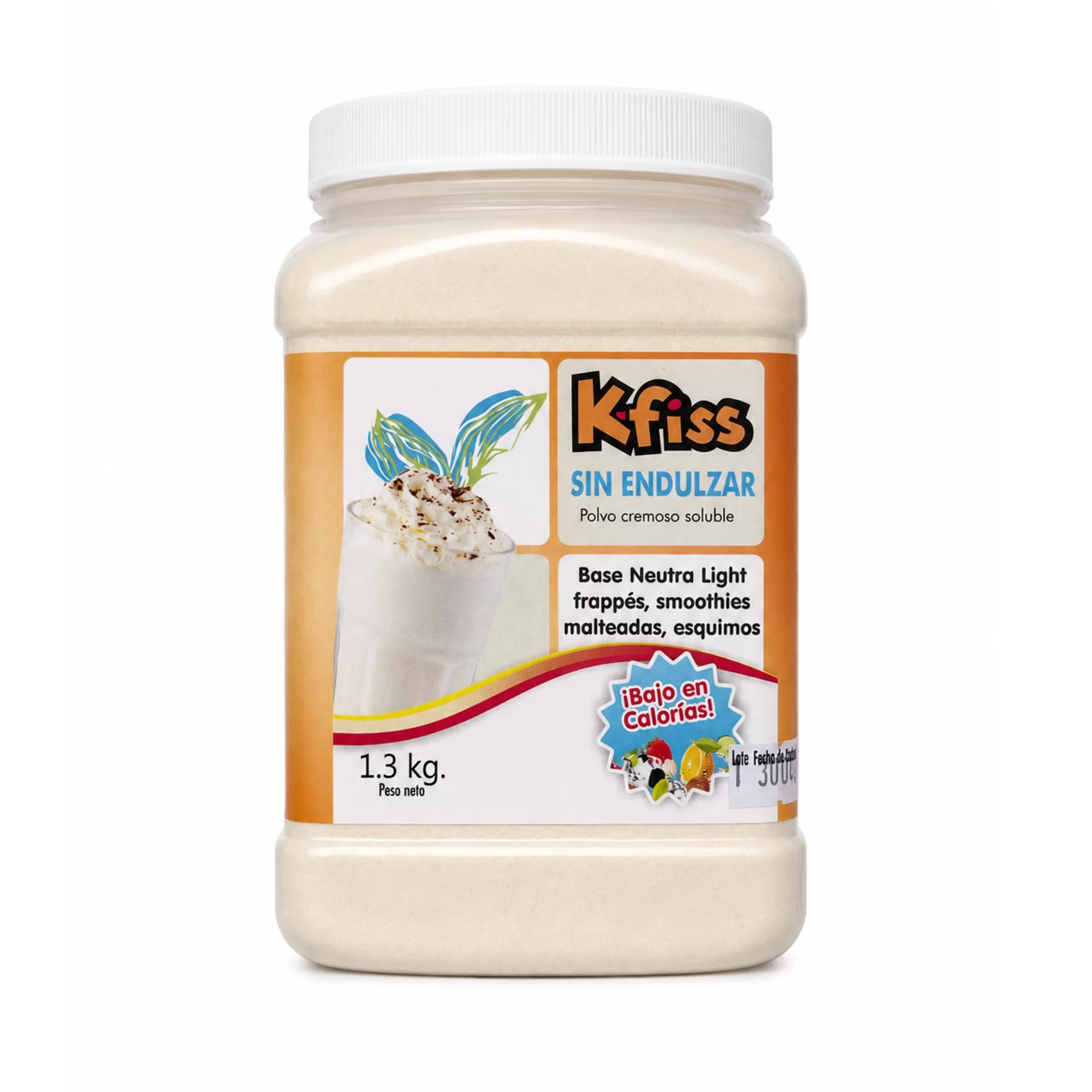 Base neutra malta K-fiss sin azúcar 1.3 kg