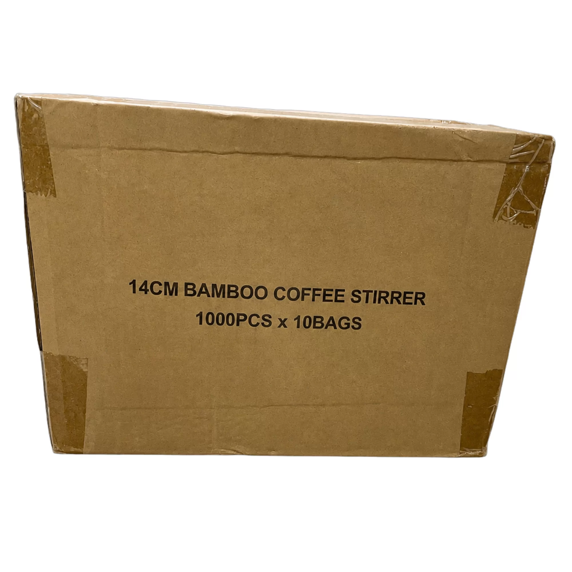 Agitador de bambú para bebidas. 14cm. 10000 piezas