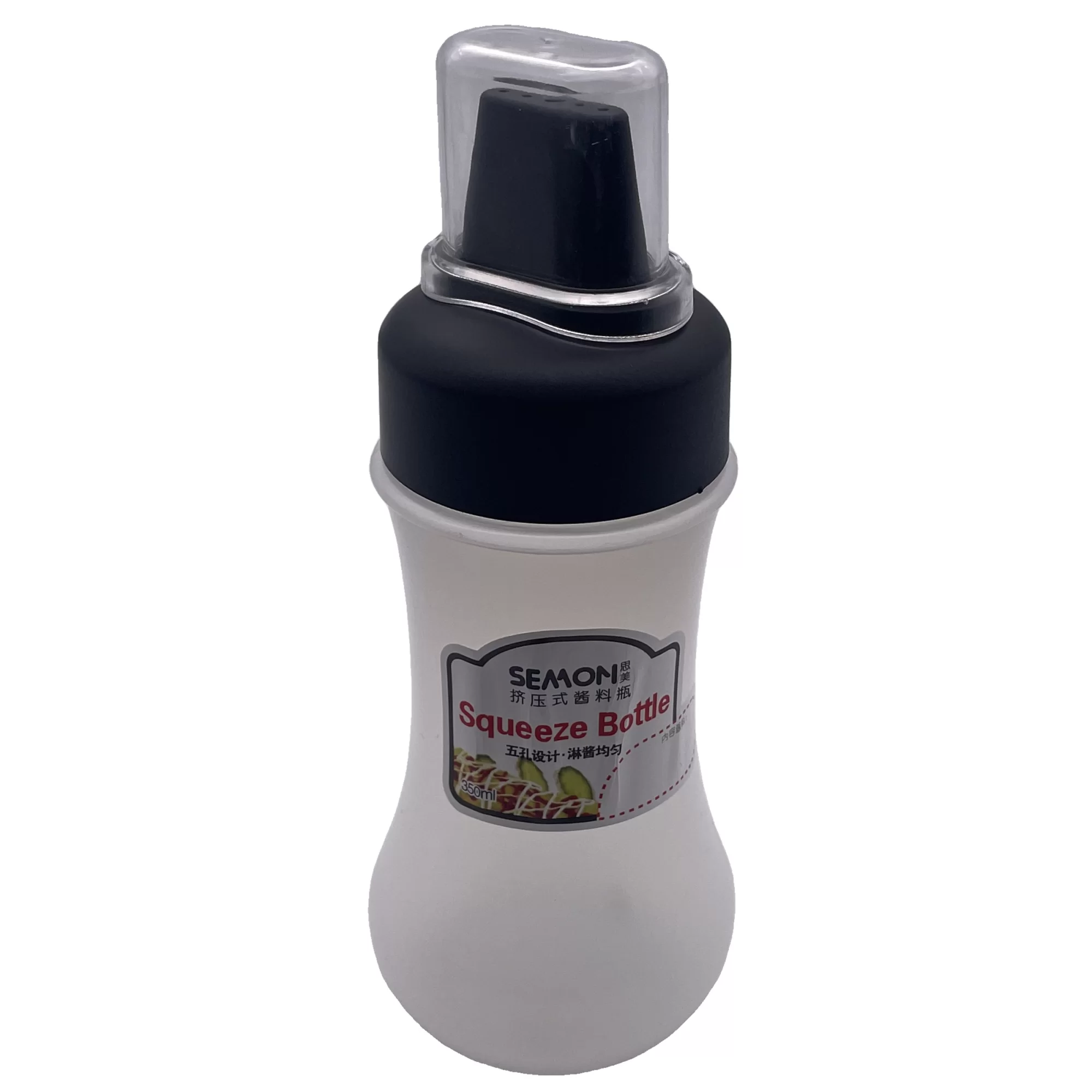 Botella exprimible squeeze 5 orificios 350ml