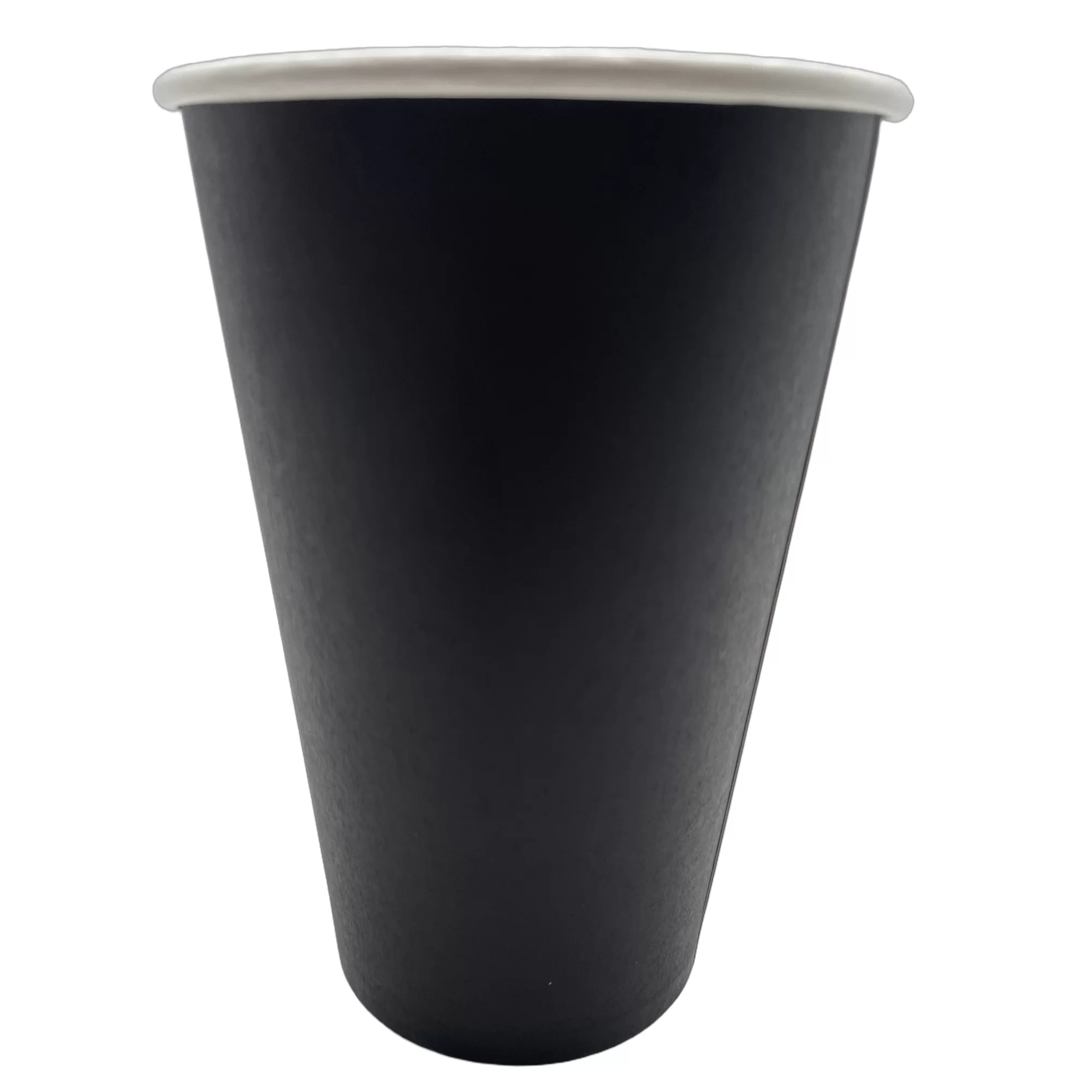 Vaso de papel para bebidas calientes 16 oz. NEGRO 50 unidades