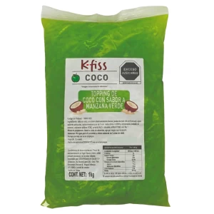 Jelly sabor a Manzana Verde Topping bubble tea 1 kg