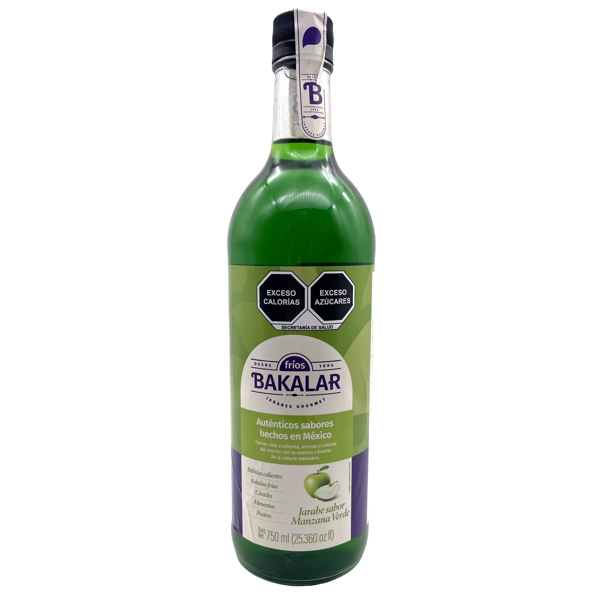 Manzana Verde Jarabe Bakalar 750 ml