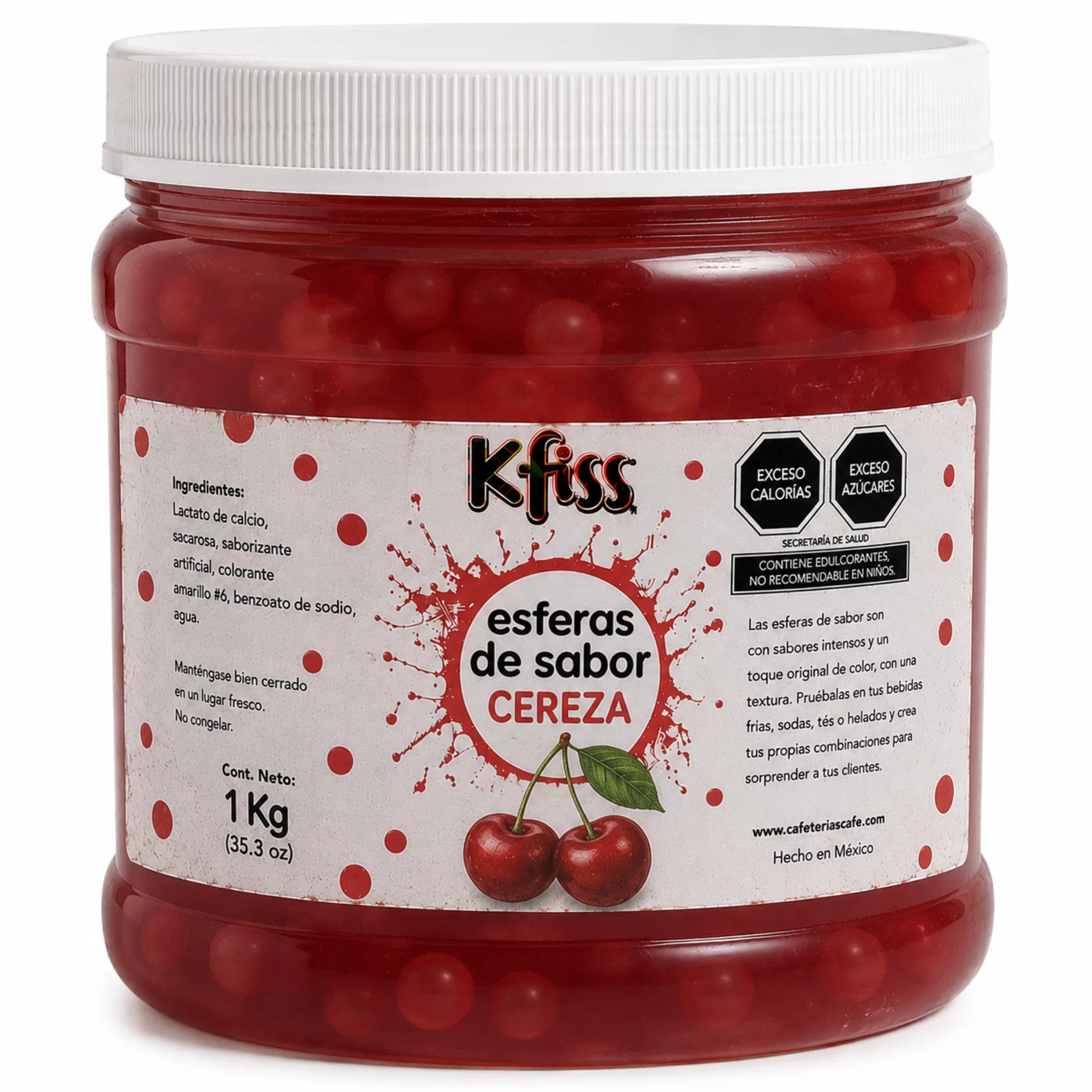 Esferas Kfiss Cereza Roja 1kg