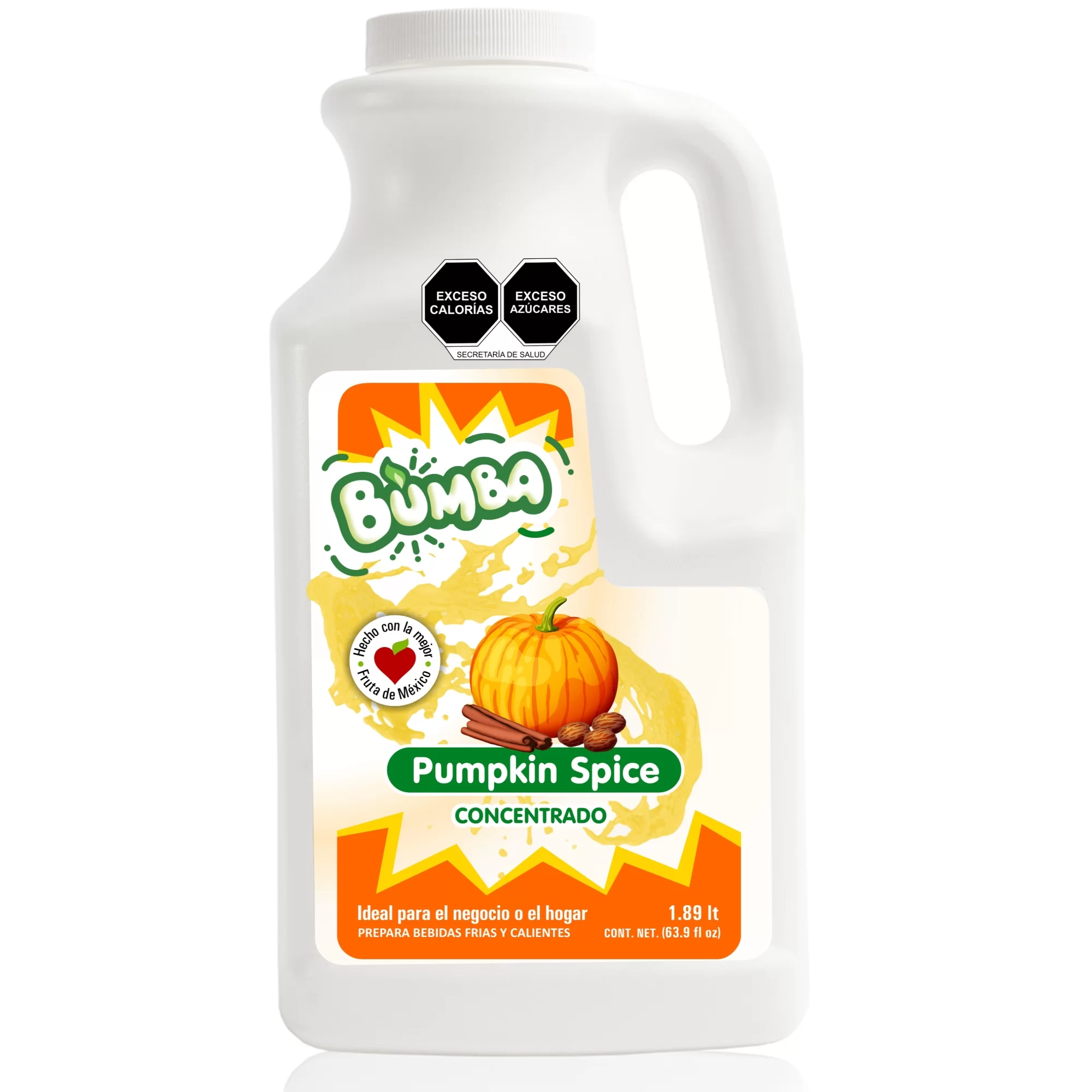 Pumpkin Spice Calabaza Especiada Bumba Pulpa de Fruta 1.89 L