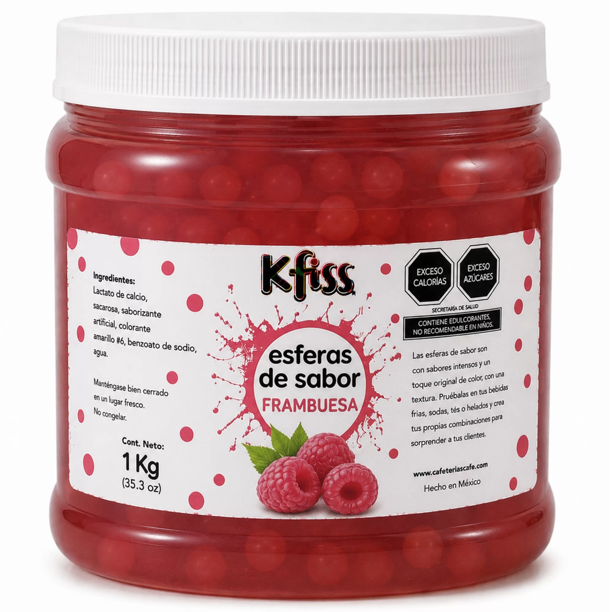 Esferas Kfiss Frambuesa 1kg