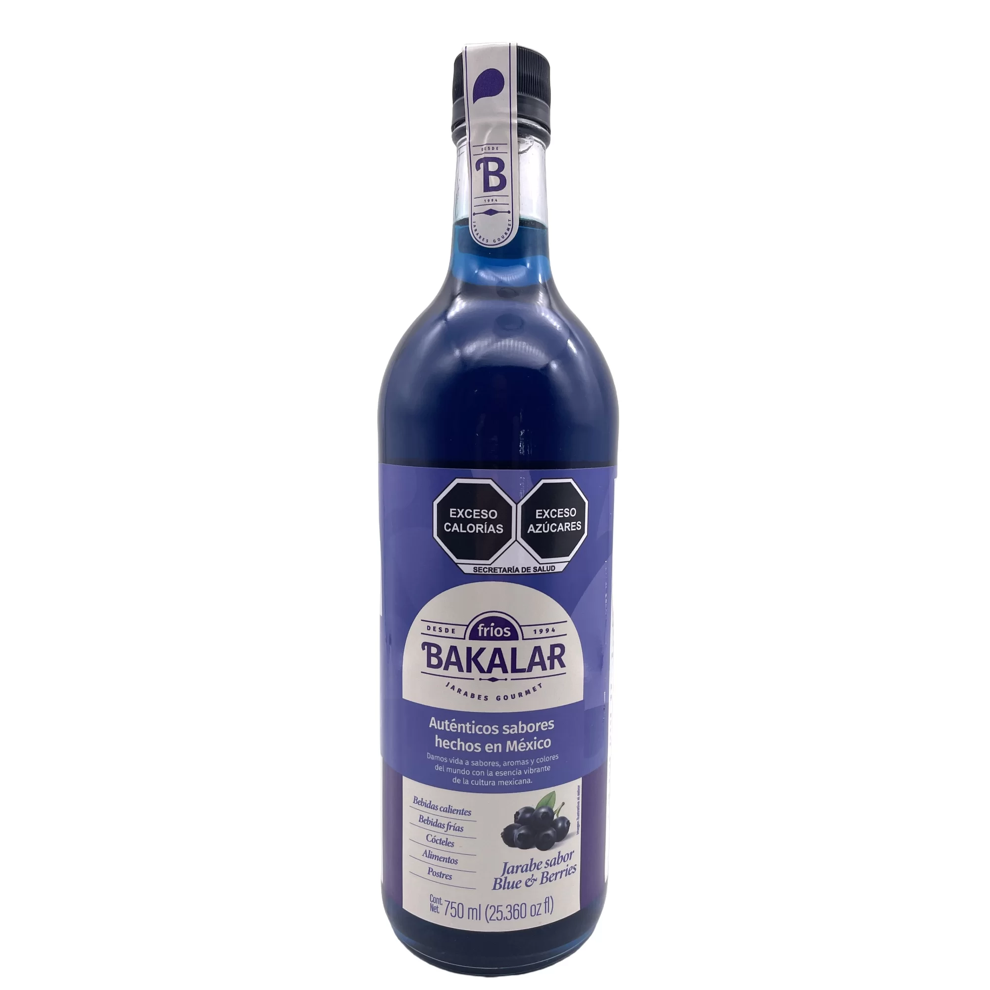 Blue and Berries Jarabe Bakalar 750 ml