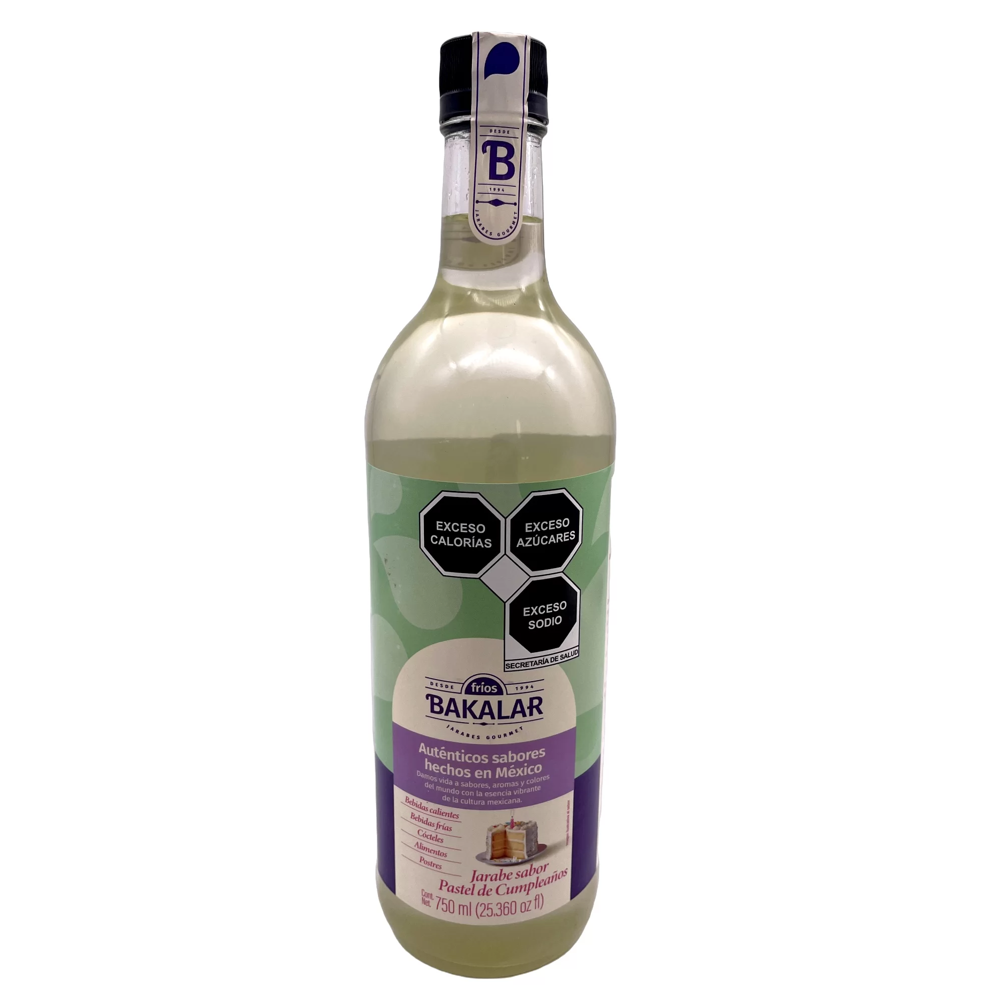 Jarabe Pastel de Cumpleaños Bakalar 750ml
