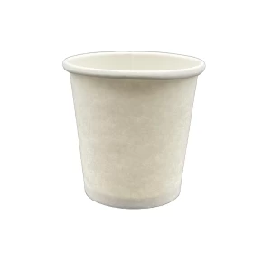 Vaso de papel para bebidas calientes 4 oz. 50 unidades