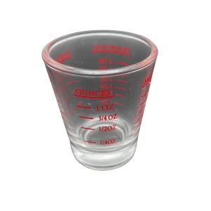 Onza medidora graduada vidrio 1 oz