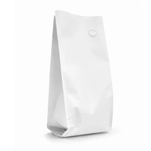Bolsa metalizada para café Blanca 1 kg Con válvula Ciento