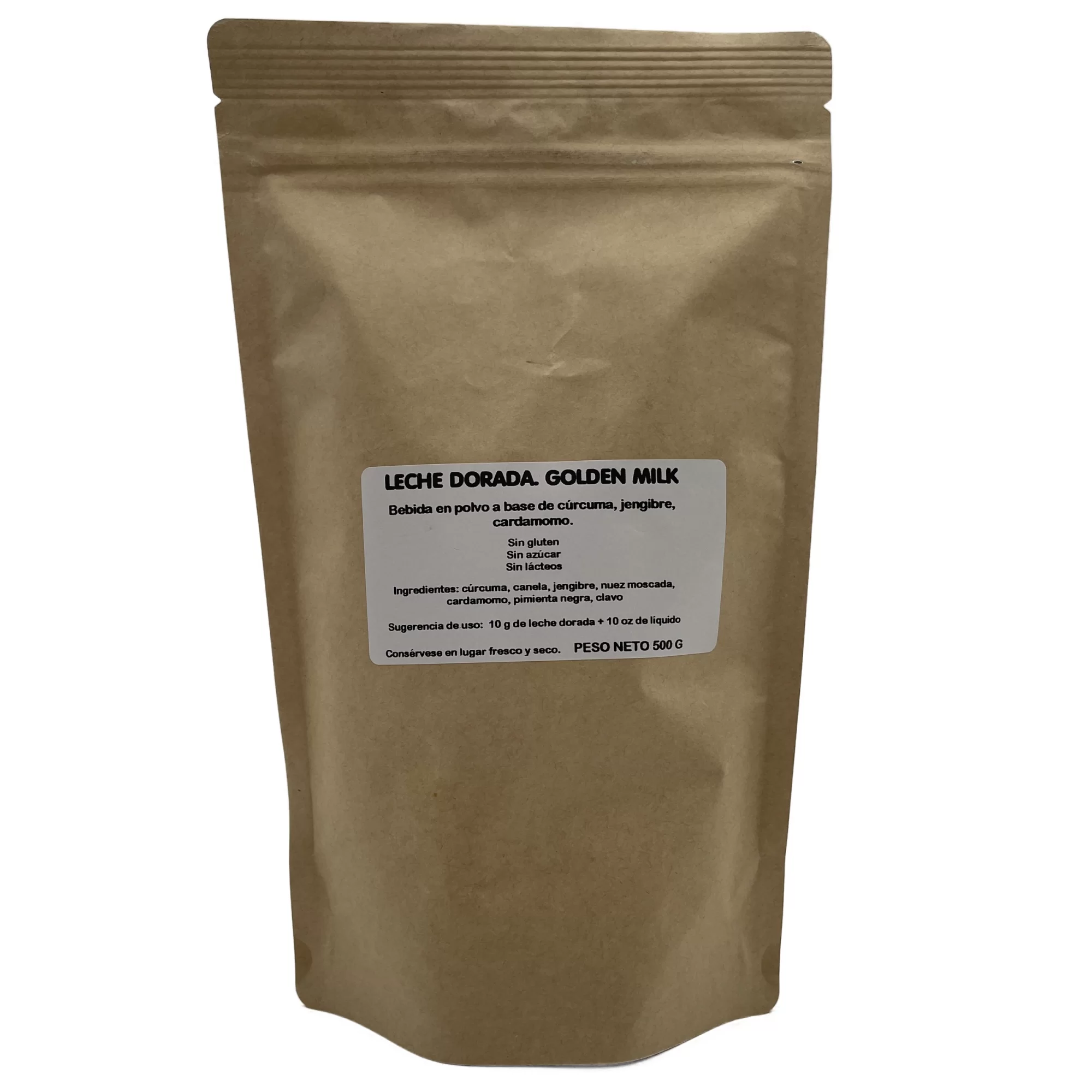 Leche Dorada totalmente natural. Libre de lácteos. 500gr.